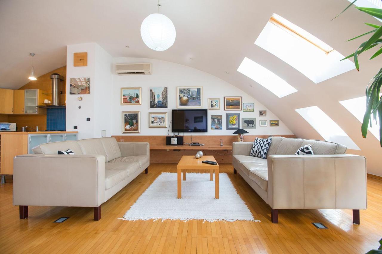 Penthouse With Private Parking Apartmán Záhřeb